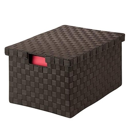 HONEY-CAN-DO Honey-Can-Do OFC-03709 File Box Large; espresso OFC-03709